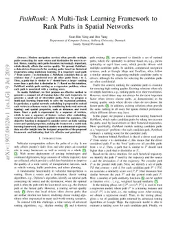 PathRank: A Multi-Task Learning Framework to Rank Paths in Spatial
  Networks