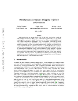 Belief places and spaces: Mapping cognitive environments