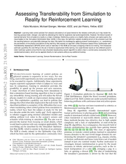 Assessing Transferability from Simulation to Reality for Reinforcement
  Learning