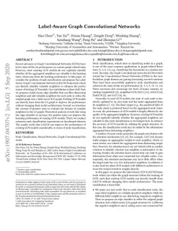 Label-Aware Graph Convolutional Networks