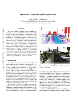 SynthCity: A large scale synthetic point cloud