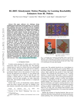 RL-RRT: Kinodynamic Motion Planning via Learning Reachability Estimators
  from RL Policies