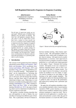Self-Regulated Interactive Sequence-to-Sequence Learning
