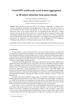 Voxel-FPN: multi-scale voxel feature aggregation in 3D object detection
  from point clouds