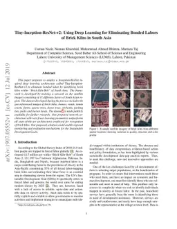 Tiny-Inception-ResNet-v2: Using Deep Learning for Eliminating Bonded
  Labors of Brick Kilns in South Asia