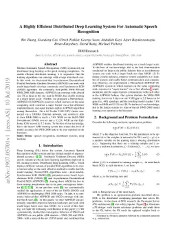 A Highly Efficient Distributed Deep Learning System For Automatic Speech
  Recognition