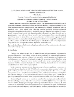A Cost Effective Solution for Road Crack Inspection using Cameras and
  Deep Neural Networks