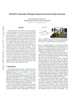 M3D-RPN: Monocular 3D Region Proposal Network for Object Detection