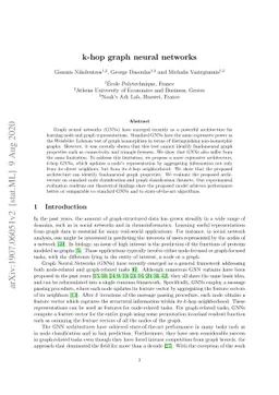 k-hop Graph Neural Networks