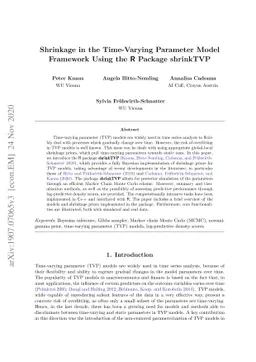 Shrinkage in the Time-Varying Parameter Model Framework Using the R
  Package shrinkTVP