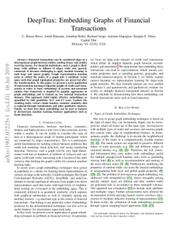 DeepTrax: Embedding Graphs of Financial Transactions