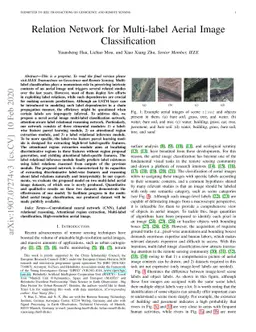 Relation Network for Multi-label Aerial Image Classification