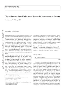 Diving Deeper into Underwater Image Enhancement: A Survey