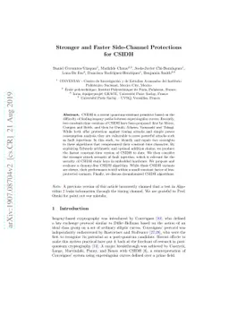 Stronger and Faster Side-Channel Protections for CSIDH