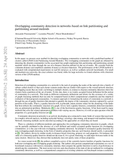 Overlapping community detection in networks based on link partitioning
  and partitioning around medoids