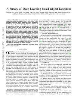 A Survey of Deep Learning-based Object Detection