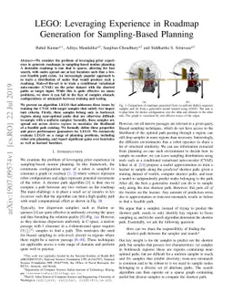 LEGO: Leveraging Experience in Roadmap Generation for Sampling-Based
  Planning
