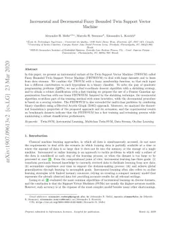 Incremental and Decremental Fuzzy Bounded Twin Support Vector Machine