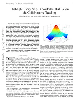 Highlight Every Step: Knowledge Distillation via Collaborative Teaching