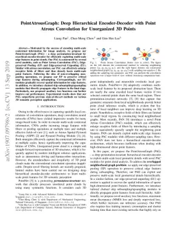 PointAtrousGraph: Deep Hierarchical Encoder-Decoder with Point Atrous
  Convolution for Unorganized 3D Points