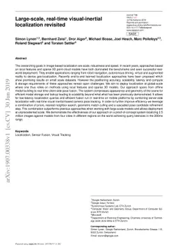 Large-scale, real-time visual-inertial localization revisited