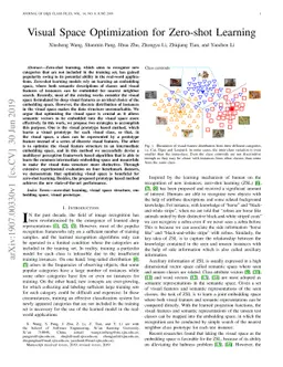 Visual Space Optimization for Zero-shot Learning