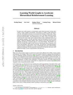 Learning World Graphs to Accelerate Hierarchical Reinforcement Learning