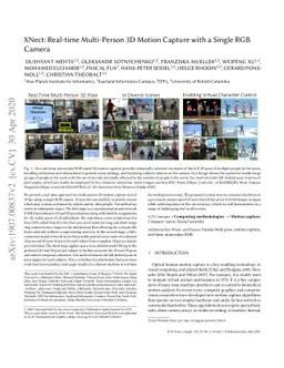 XNect: Real-time Multi-Person 3D Motion Capture with a Single RGB Camera