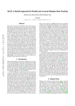 HyST: A Hybrid Approach for Flexible and Accurate Dialogue State
  Tracking