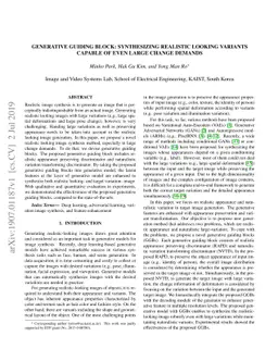 Generative Guiding Block: Synthesizing Realistic Looking Variants
  Capable of Even Large Change Demands