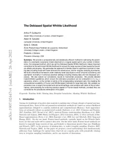 The Debiased Spatial Whittle Likelihood