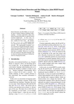Multi-lingual Intent Detection and Slot Filling in a Joint BERT-based
  Model