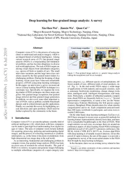 Deep Learning for Fine-Grained Image Analysis: A Survey