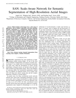 SAN: Scale-Aware Network for Semantic Segmentation of High-Resolution
  Aerial Images