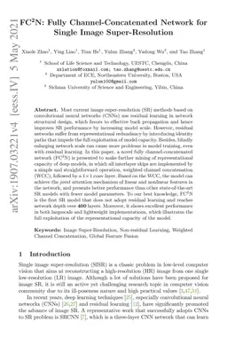 FC$^2$N: Fully Channel-Concatenated Network for Single Image
  Super-Resolution