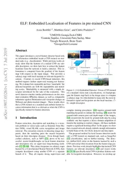 ELF: Embedded Localisation of Features in pre-trained CNN