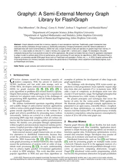 Graphyti: A Semi-External Memory Graph Library for FlashGraph