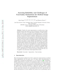 Assessing Reliability and Challenges of Uncertainty Estimations for
  Medical Image Segmentation