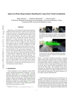 Sparse-to-Dense Hypercolumn Matching for Long-Term Visual Localization