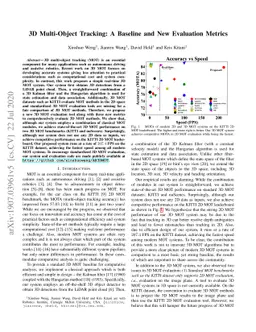 3D Multi-Object Tracking: A Baseline and New Evaluation Metrics