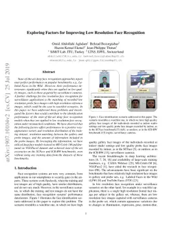Exploring Factors for Improving Low Resolution Face Recognition