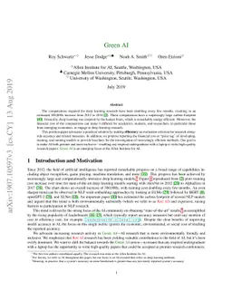 Green AI