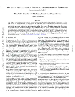 Optuna: A Next-generation Hyperparameter Optimization Framework