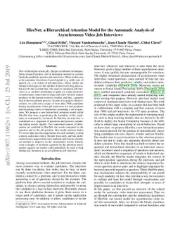 HireNet: a Hierarchical Attention Model for the Automatic Analysis of
  Asynchronous Video Job Interviews