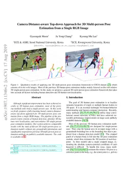 Camera Distance-aware Top-down Approach for 3D Multi-person Pose
  Estimation from a Single RGB Image