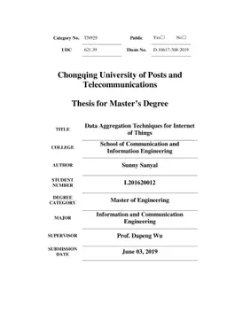 Data Aggregation Techniques for Internet of Things