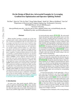 On the Design of Black-box Adversarial Examples by Leveraging
  Gradient-free Optimization and Operator Splitting Method