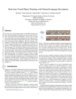 Real-time Visual Object Tracking with Natural Language Description