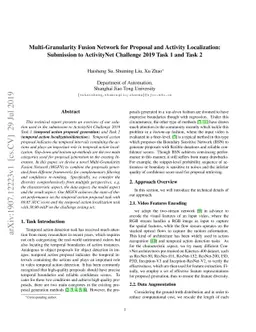 Multi-Granularity Fusion Network for Proposal and Activity Localization:
  Submission to ActivityNet Challenge 2019 Task 1 and Task 2