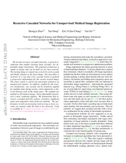Recursive Cascaded Networks for Unsupervised Medical Image Registration